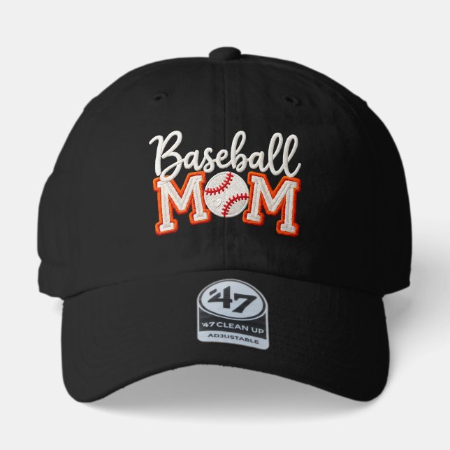 Baseball Mom “Baseball Mom” – Team Style Dad Hat (Front)
