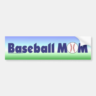 Baseball Mom Bumper Sticker