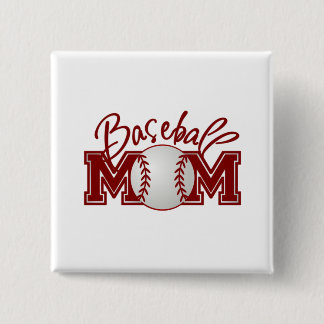 Baseball MOM Button