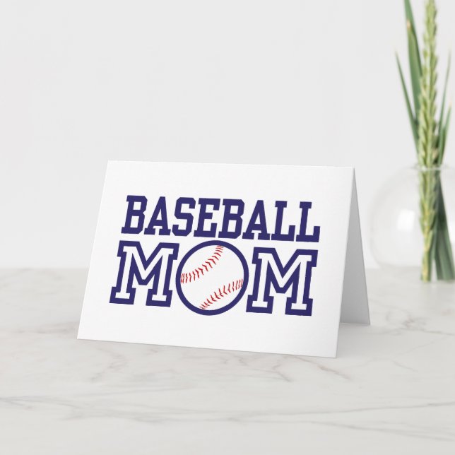 Baseball Mom Card (Front)