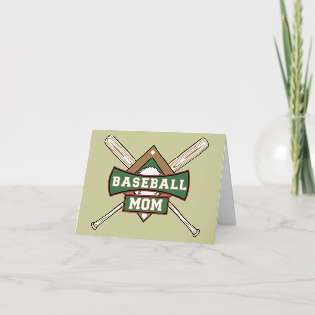 Baseball Mom Card (Front)