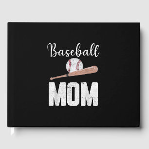 Baseball Mom Cute Baseball Gift Guest Book