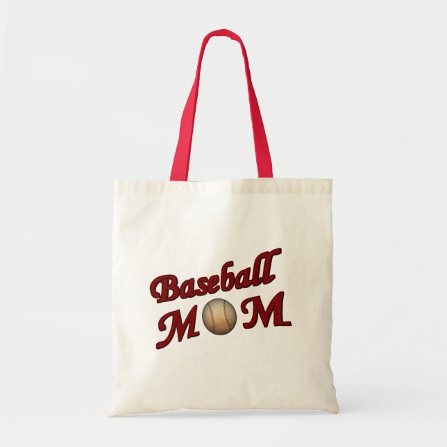 Baseball Mom Cute Tote Bag (Front)