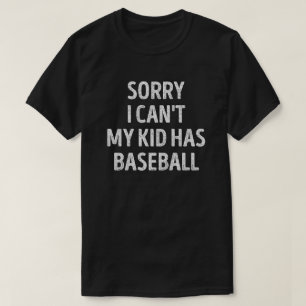 Baseball Mom Dad Funny Baseball Parent T-Shirt