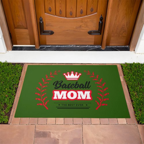 Baseball Mom Doormat