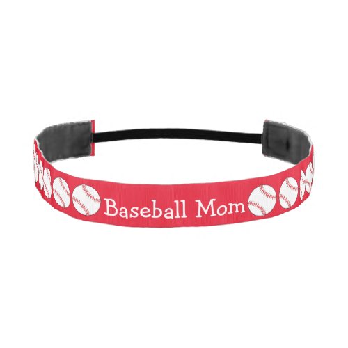 Baseball Mom Elastic Headbands