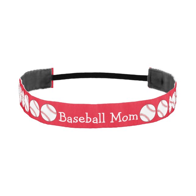 Baseball Mom Elastic Headbands (Front)