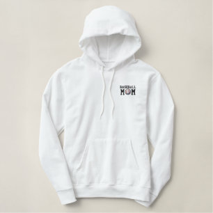 Baseball Mom Embroidered Hoodie