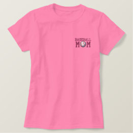 Baseball Mom Embroidered Shirt