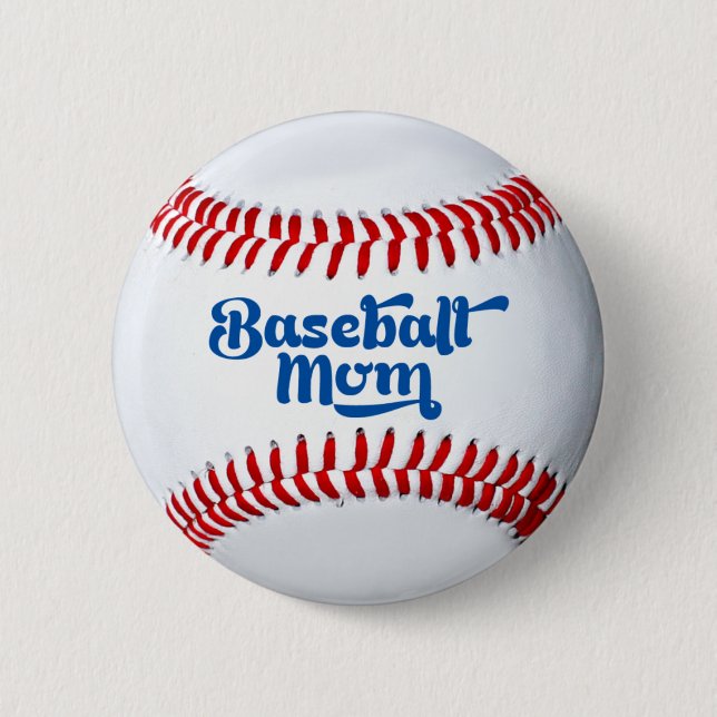 Baseball Mom Gift Button (Front)