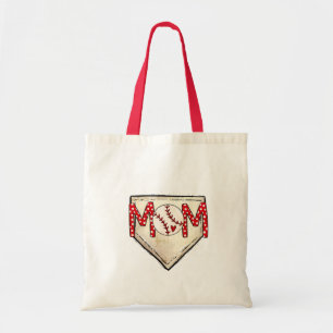 Baseball Mom Home Plate Sports Mom Cooperstown Tote Bag