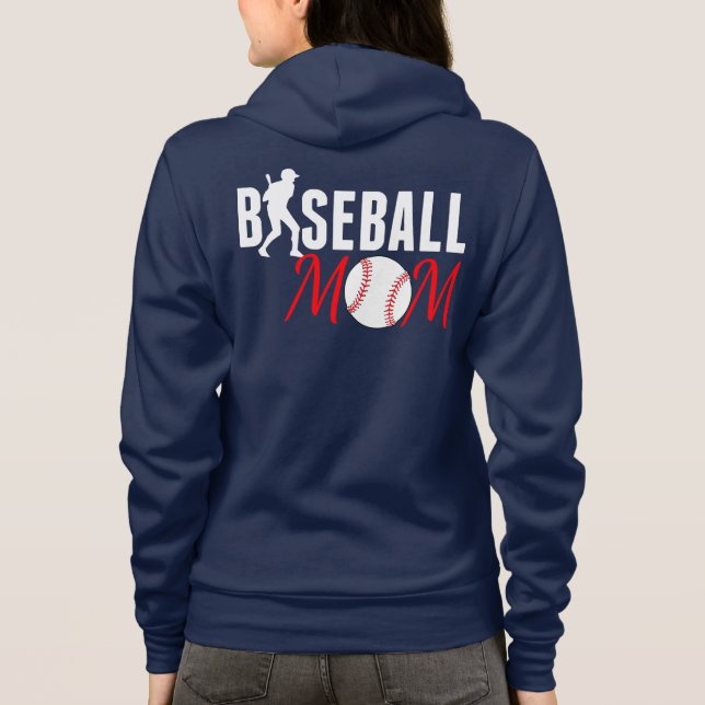 Baseball Mom Hoodie (Back)