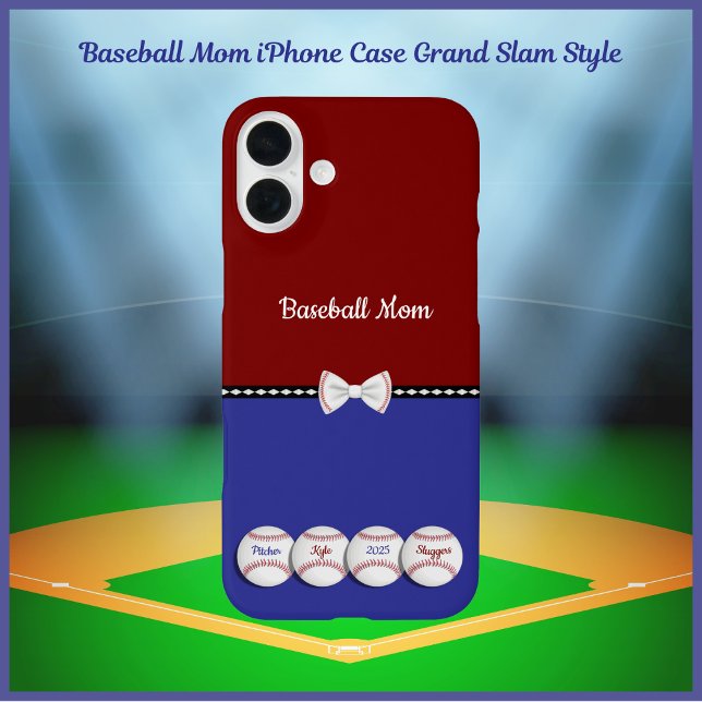 Baseball Mom iPhone Case Grand Slam Style (Baseball Mom iPhone Case Grand Slam Style)