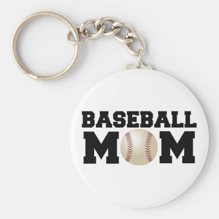 Baseball Mom Key Chain