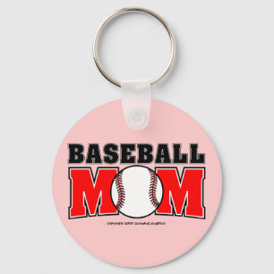 Baseball Mom Keychain
