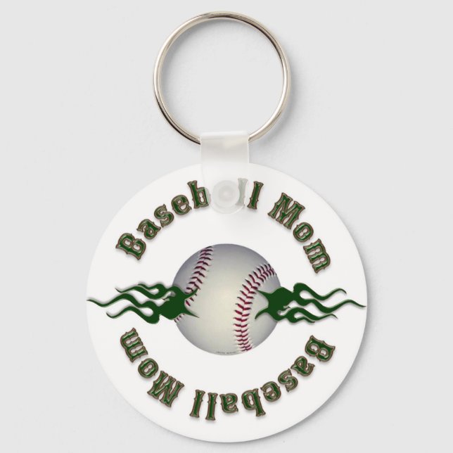 Baseball Mom Keychain (Front)