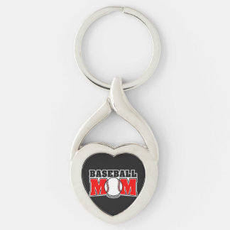 Baseball Mom Keychain