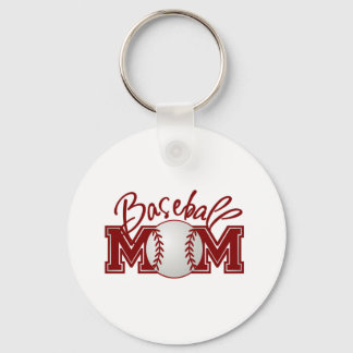 Baseball MOM Keychain