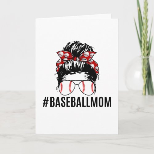 Baseball Mom Life Card