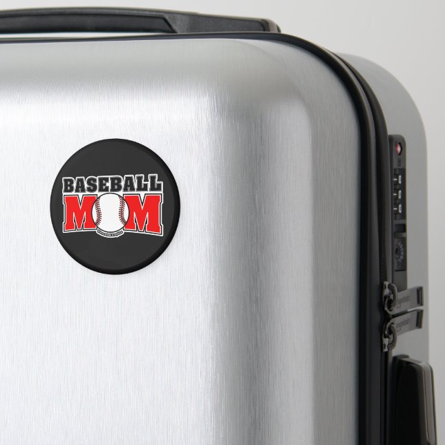 Baseball Mom Magnet (In Situ (Luggage))