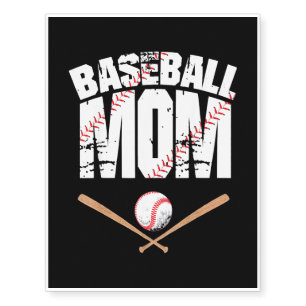 Baseball Mom mother day Temporary Tattoos