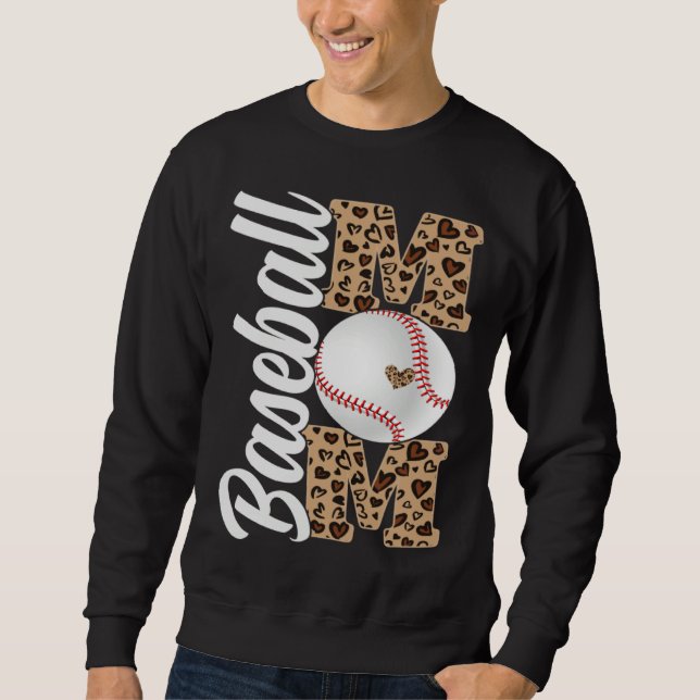 Baseball Mom Motheru2019s Day Baseball Sport  Wome Sweatshirt (Front)
