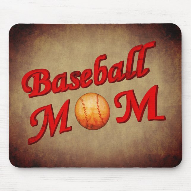 Baseball Mom  Mouse Pad (Front)