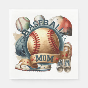 Baseball Mom Napkins