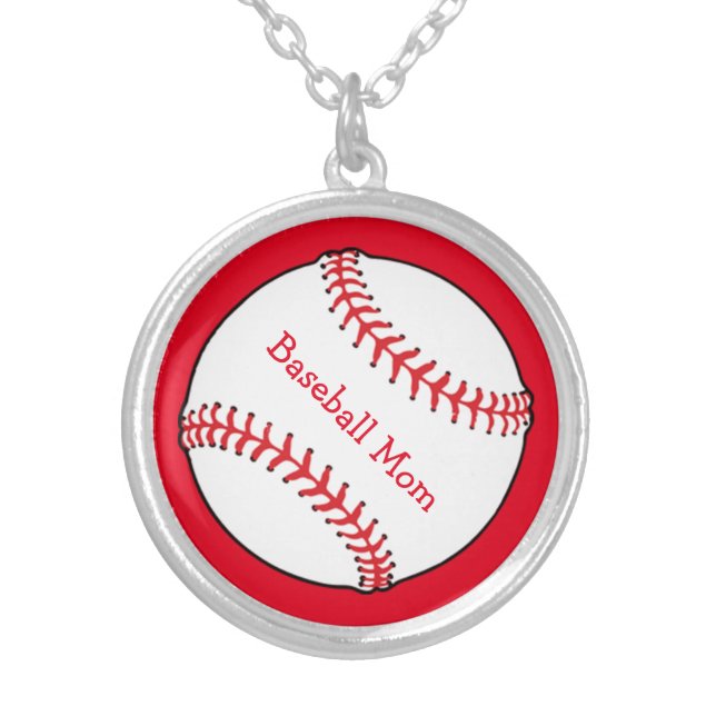 Baseball Mom Necklace (Front)