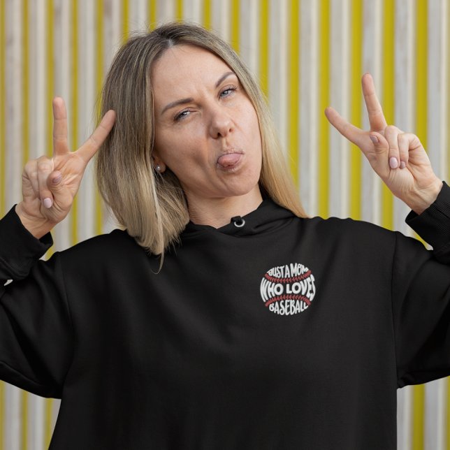 Baseball Mom | Personalized Kids Names  Embroidered Hoodie (Creator Uploaded)