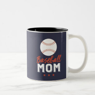 Proud Mama Baseball Coffee Mug