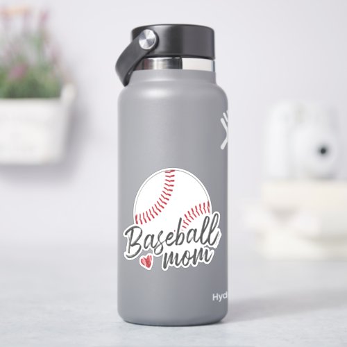 Baseball Mom Red _ GraphicLoveShop Sticker