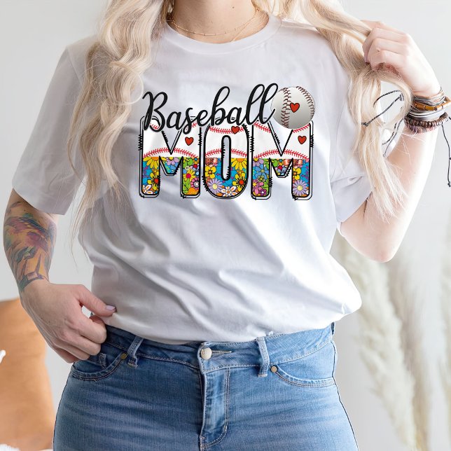 Baseball Mom Shirt, Baseball Vibes T-Shirt (Creator Uploaded)