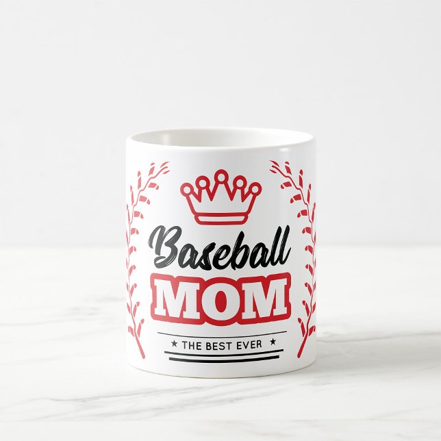 Baseball Mom Shirt The Best Ever Crown  Coffee Mug (Creator Uploaded)