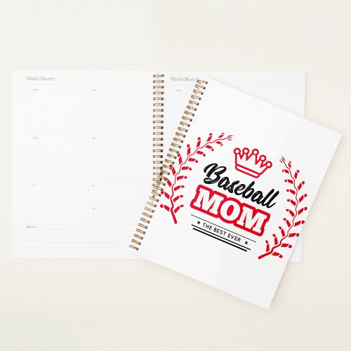 Baseball Mom Spiral Planner