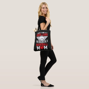 Baseball Mom Sports Parent Game Day Mother Tote Bag