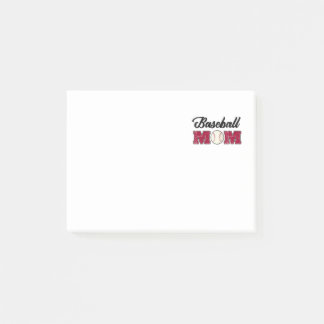 Baseball Mom square Post-it Notes