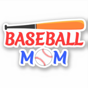 Baseball Mom Sticker