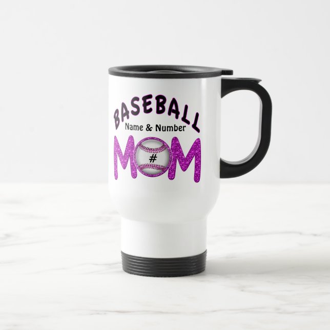 Baseball Mom Stuff Coffee Mug 4 Text Box Templates (Right)