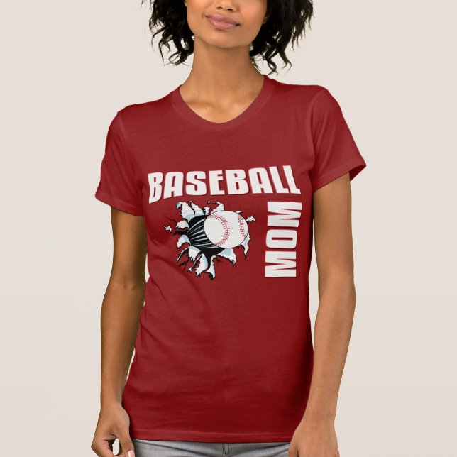 Baseball Mom T-Shirt (Front)