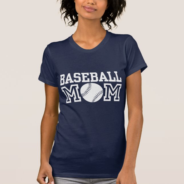 Baseball Mom T-Shirt (Front)