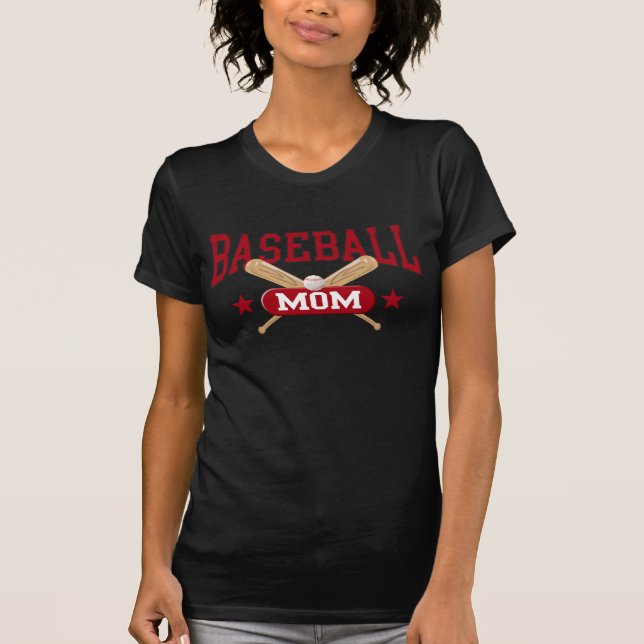 Baseball Mom T-Shirt (Front)