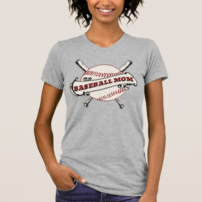 Baseball Mom T-Shirt (Front)
