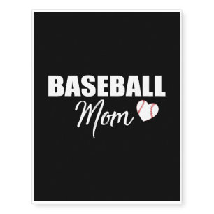 Baseball Mom T Shirt Cute Baseball Mom Gifts Temporary Tattoos