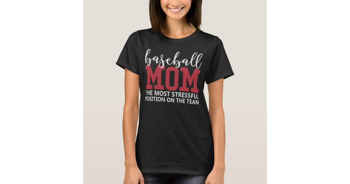 Funny Baseball Mom T-Shirt