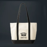 Baseball Mom Tote Bag<br><div class="desc">Personalize your baseball tote bag with your name,  number and team color.</div>