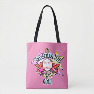 Baseball Mom Tote Bag