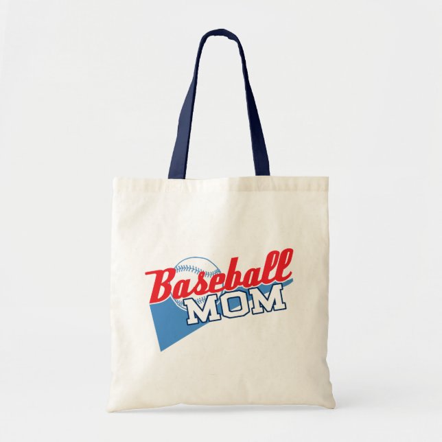 Baseball Mom Tote Bag (Front)