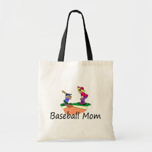 Baseball Mom Tote Bag