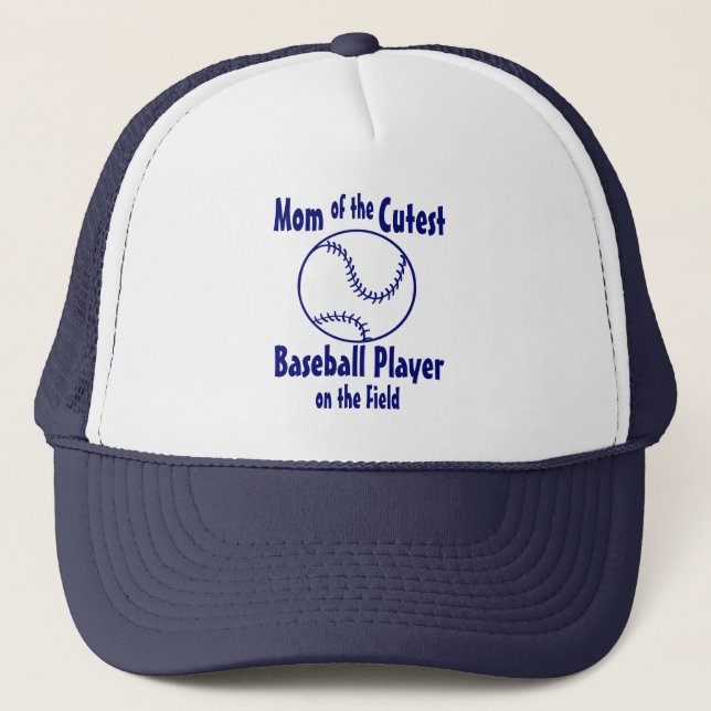 Baseball Mom Trucker Hat (Front)